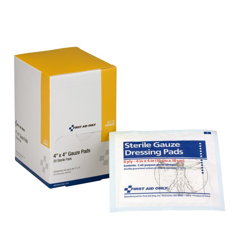 STERILE GAUZE PADS 4